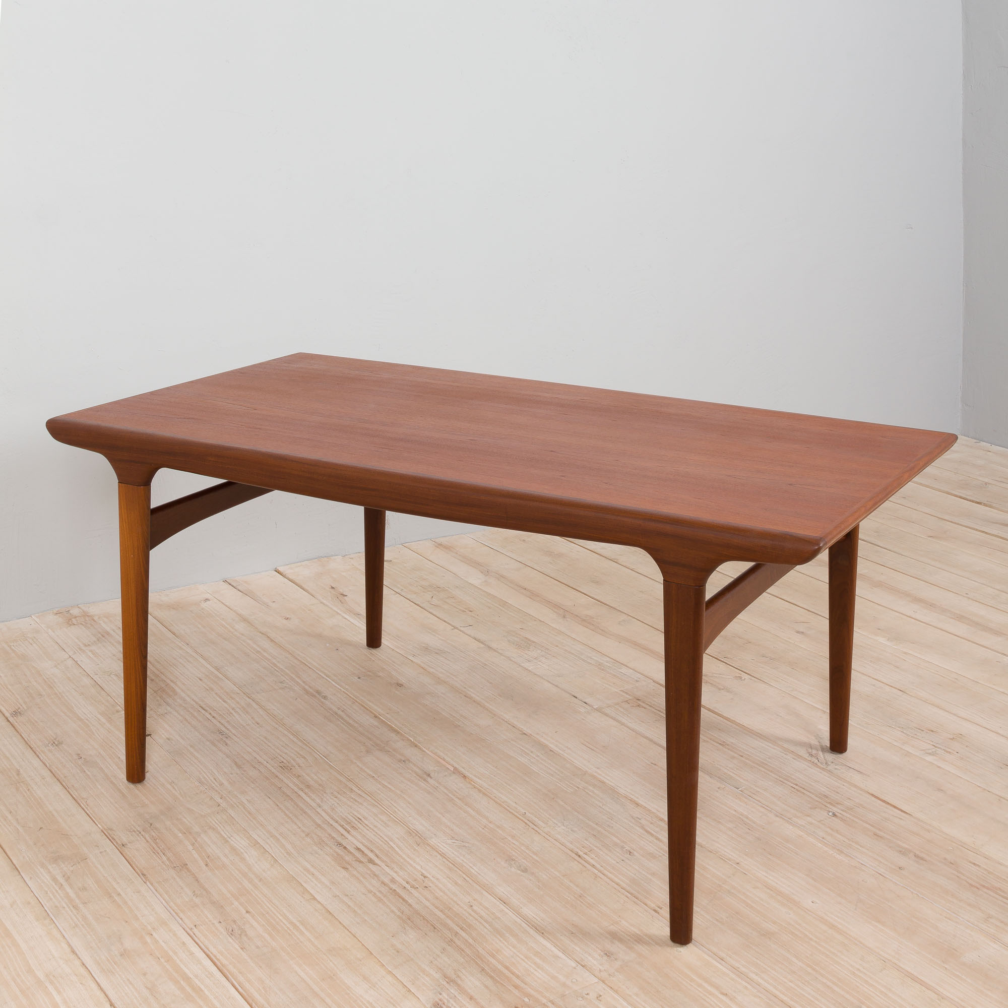Teak Extendable Dining Table by Johannes Andersen for Uldum Møbelfabrik, Denmark, 1960s