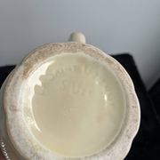 Ivory ceramic jug "La Sté Uzienne"