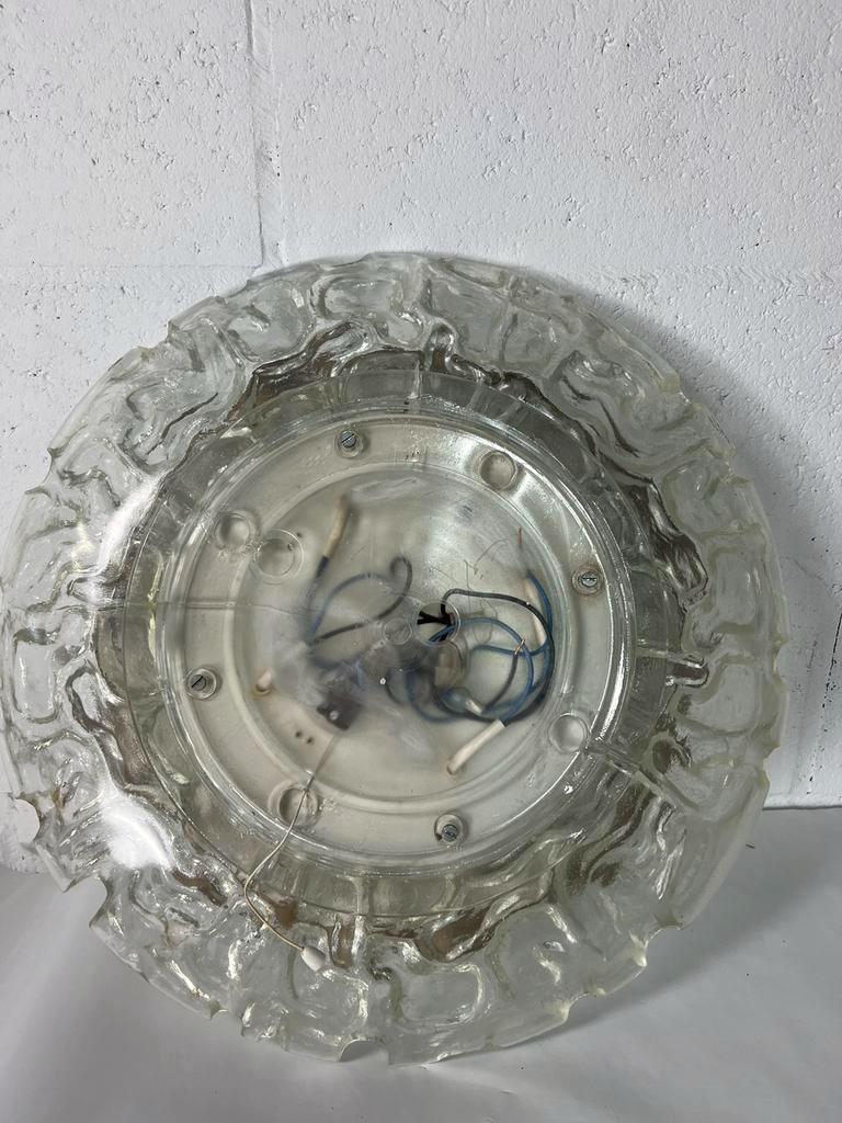 Miroir vintage avec éclairage verre glacé Hillebrand 48cm