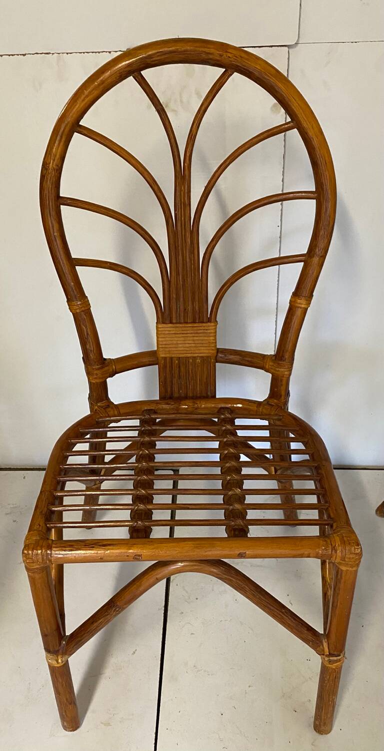 60s bamboo chairs