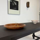 Matte black farmhouse table