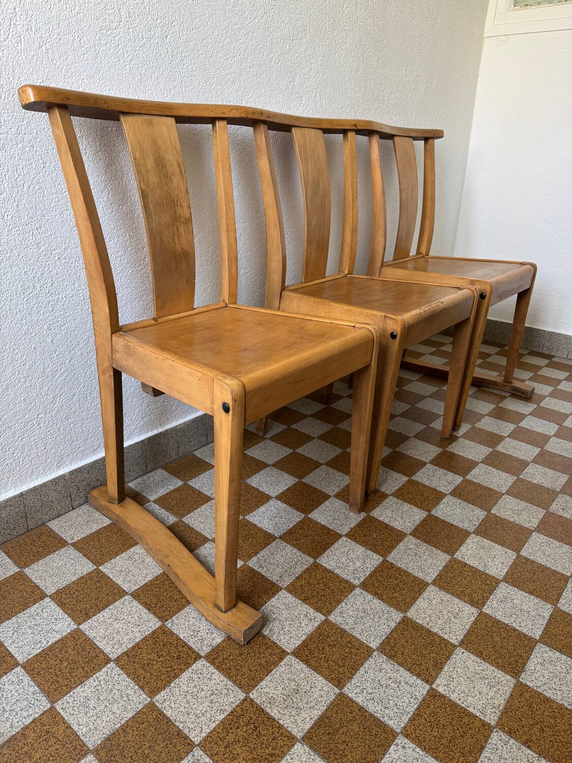 Banc d’église années 60