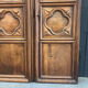 Pair of wooden doors, 19th century.