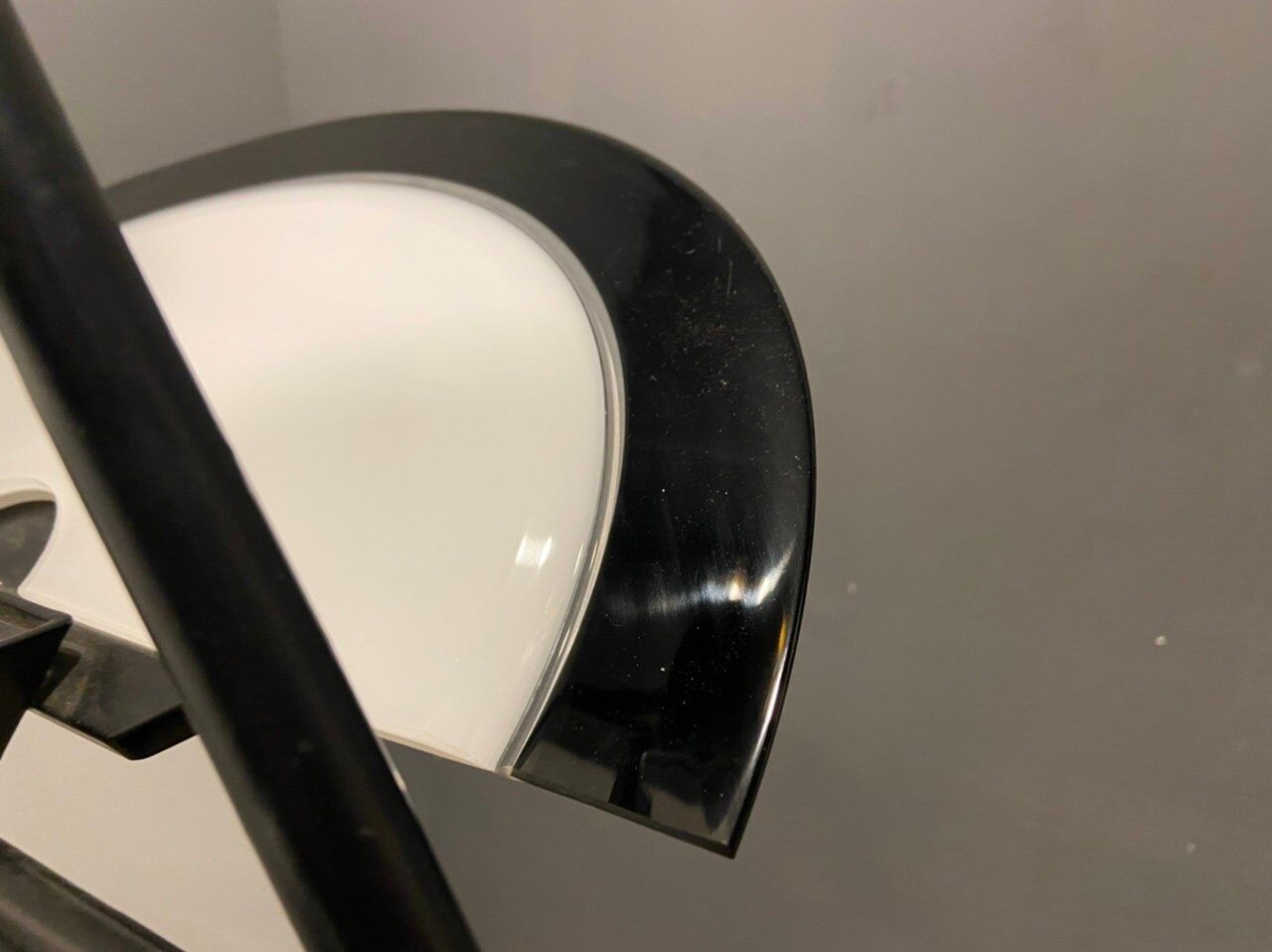 Architectural Italian Black & White Light Pendant