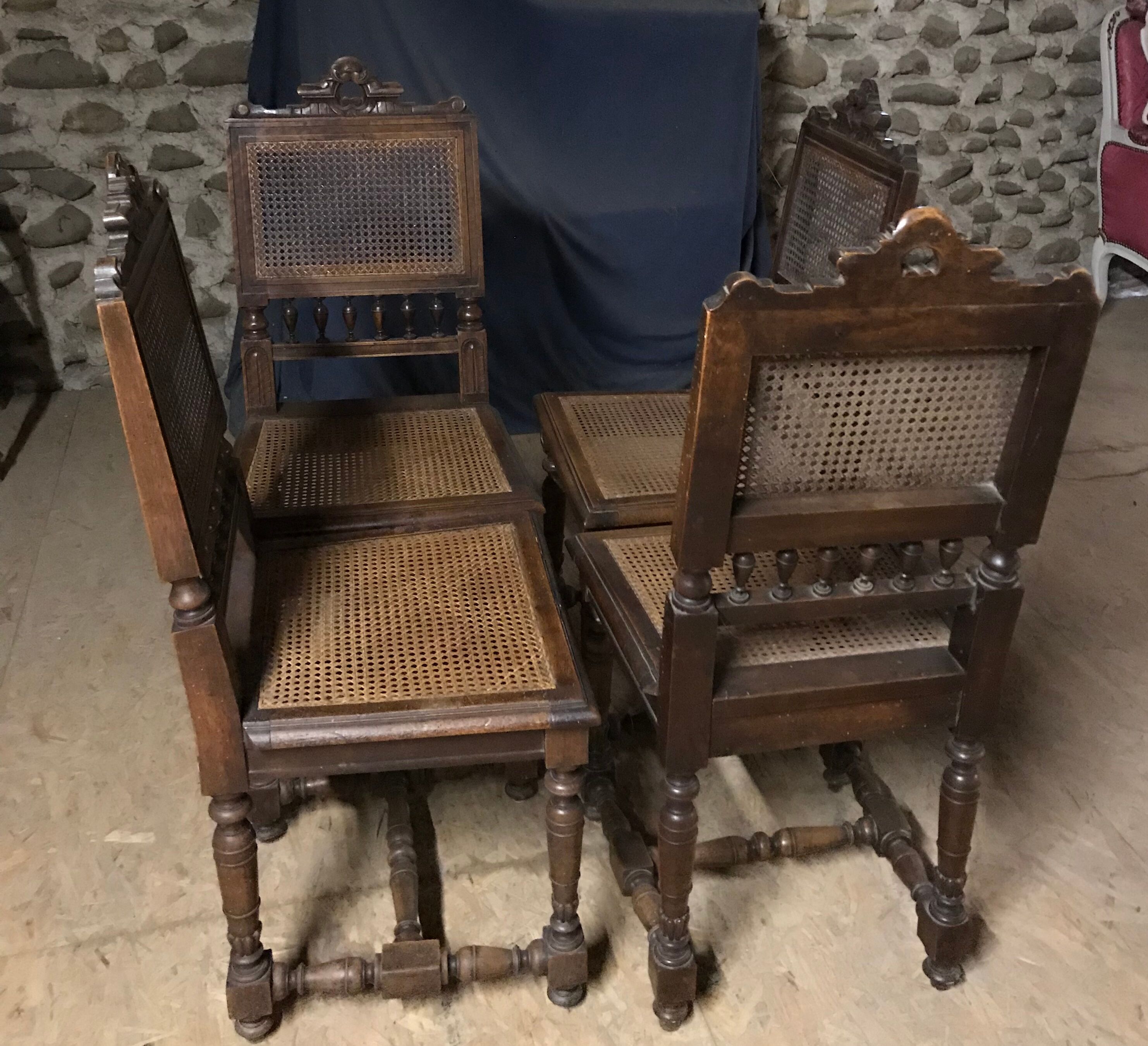 Henry II style chairs