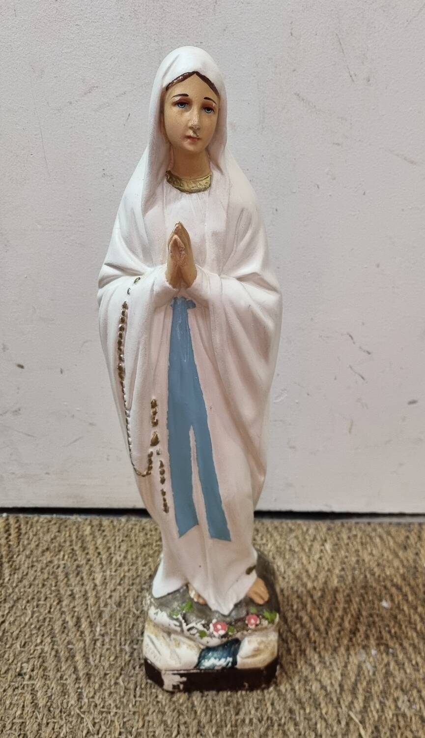 Virgin Mary, plaster statue early 20th century