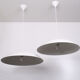 Two Large Pendant Lamps Claus Bonderup and Torsten Thorup 1975 Denmark