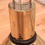 Relux floor lamp in brass and plexiglass