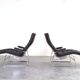 Bauhaus Leather and Chrome Model Fenix Chaise Longue by Sam Larsson for Dux