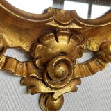 Large golden baroque style mirror – Vintage