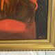 De la Tour, HST reproduction The Newborn gilded frame 20th century