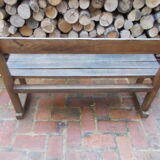 Wooden bench