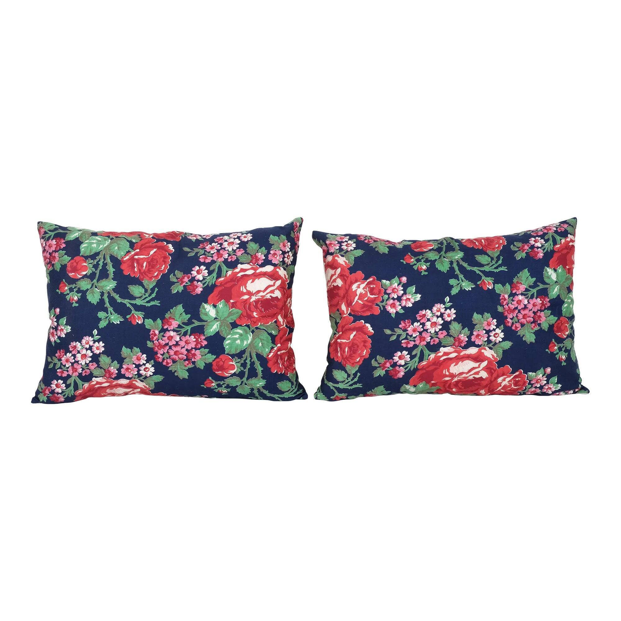 Set of 2 vintage Turkish cushion covers 56x41 cm
