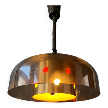 Suspension Mid-Century Herda Space Age / vintage suspended lamp from the 70s