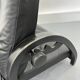 Sinus lying leather black chair from westnofa, 1970s
