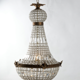 Bronze balloon chandelier and grapevines 90cm