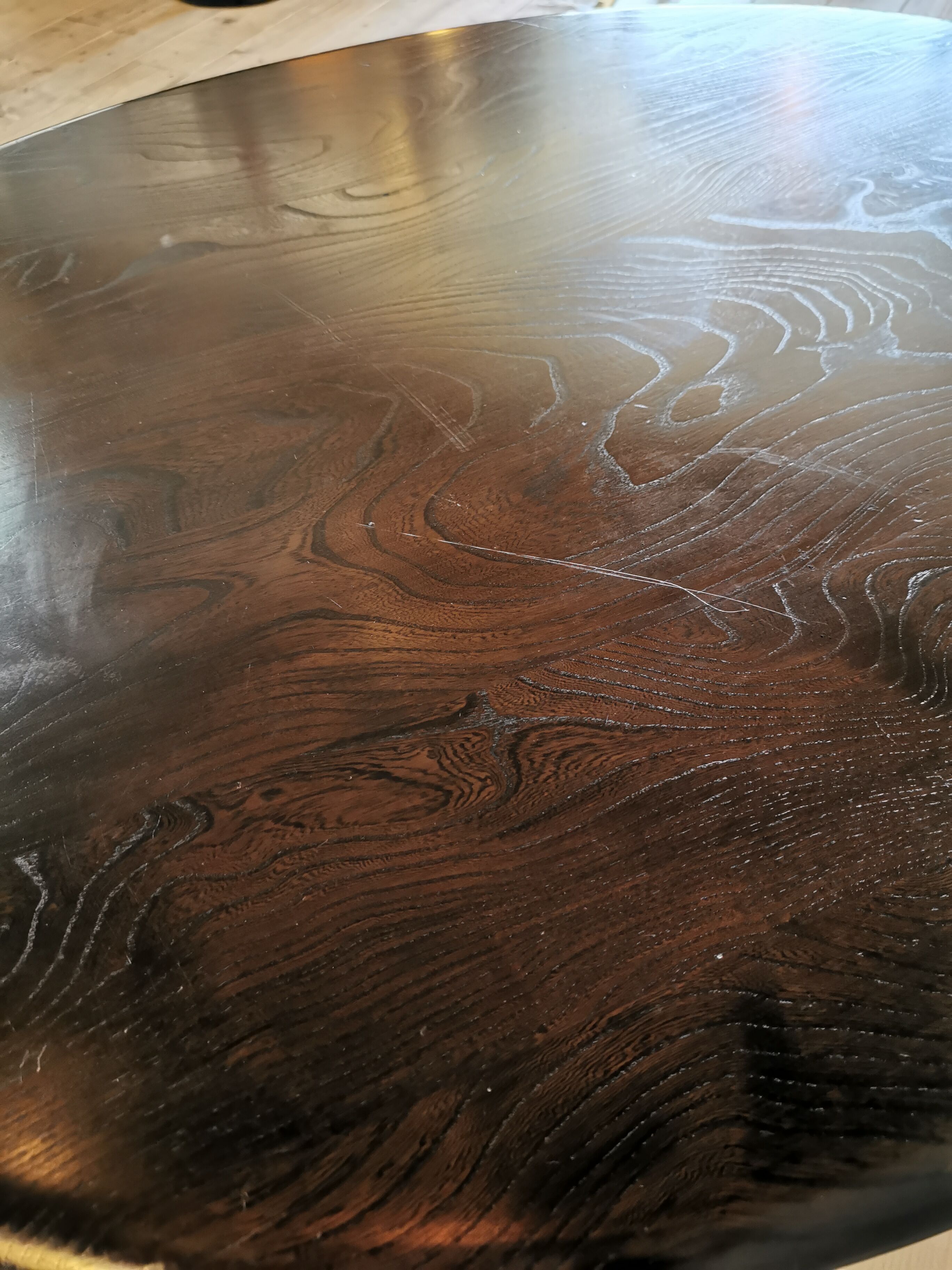 Table basse en frêne par Lucian Ercolani dans les années 60
