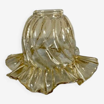 Glass lampshade "skirt" for lamp