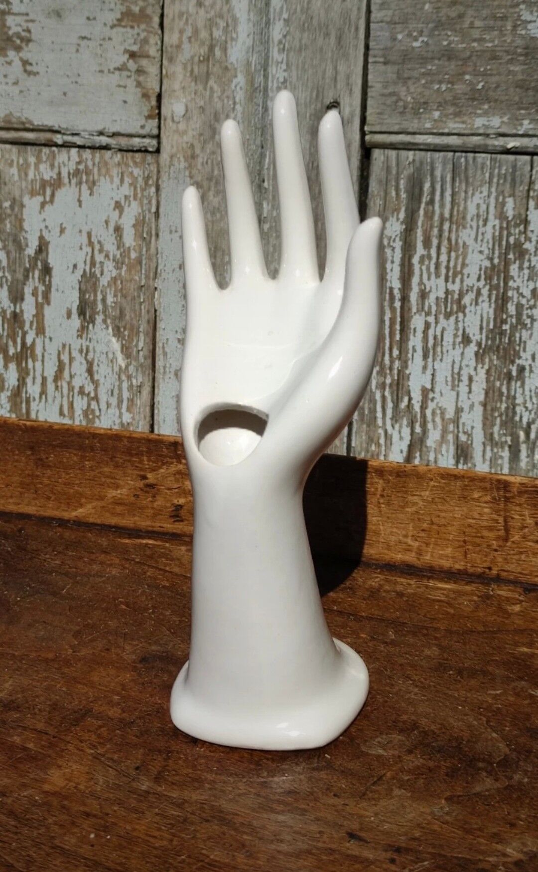 Vintage hand vase or ring holder