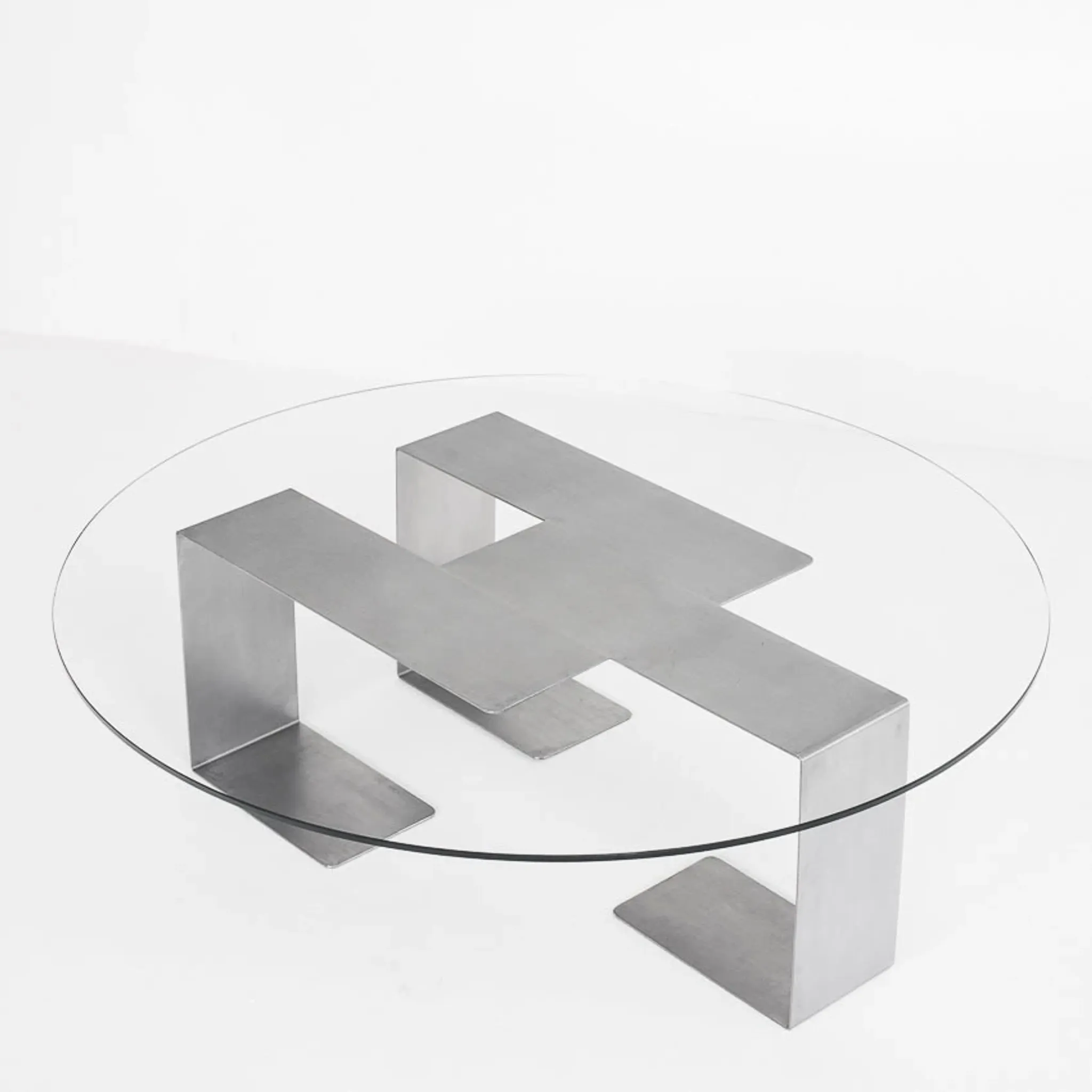 Vintage coffee table. Design by Jean-Pierre Mesmin for Bioject. Mexico 70s.