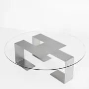 Vintage coffee table. Design by Jean-Pierre Mesmin for Bioject. Mexico 70s.