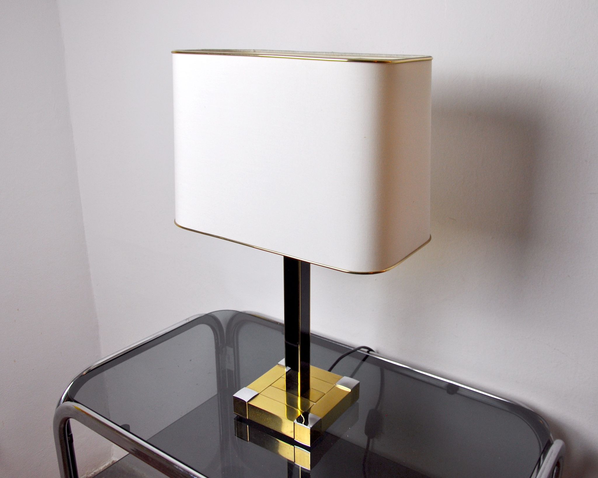 Lampe de table regency par Bd Lumica, Italie, 1970