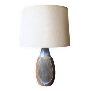 Lampe de table en céramique Michael Andersen pour MA&S avec abat-jour d'origine, années 1960