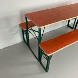 Table and garden benches