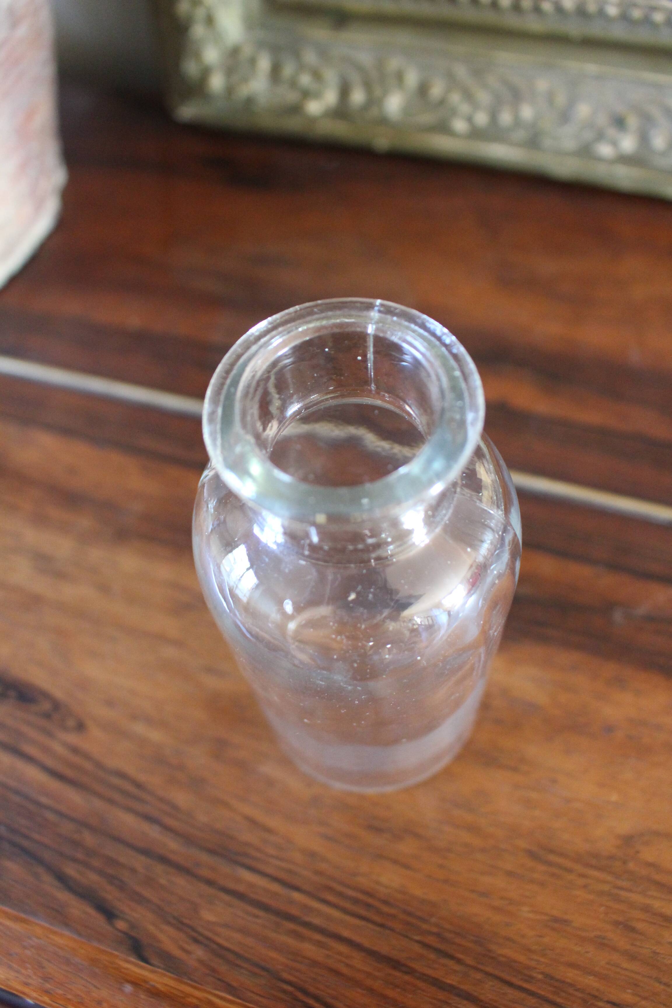 Vase Flacon en verre transparent Déco Détournement