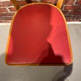 Set of 6 wooden bistro chairs