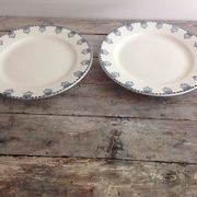 Paire de plats Terre de Fer