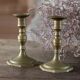 Pair of vintage brass candlesticks