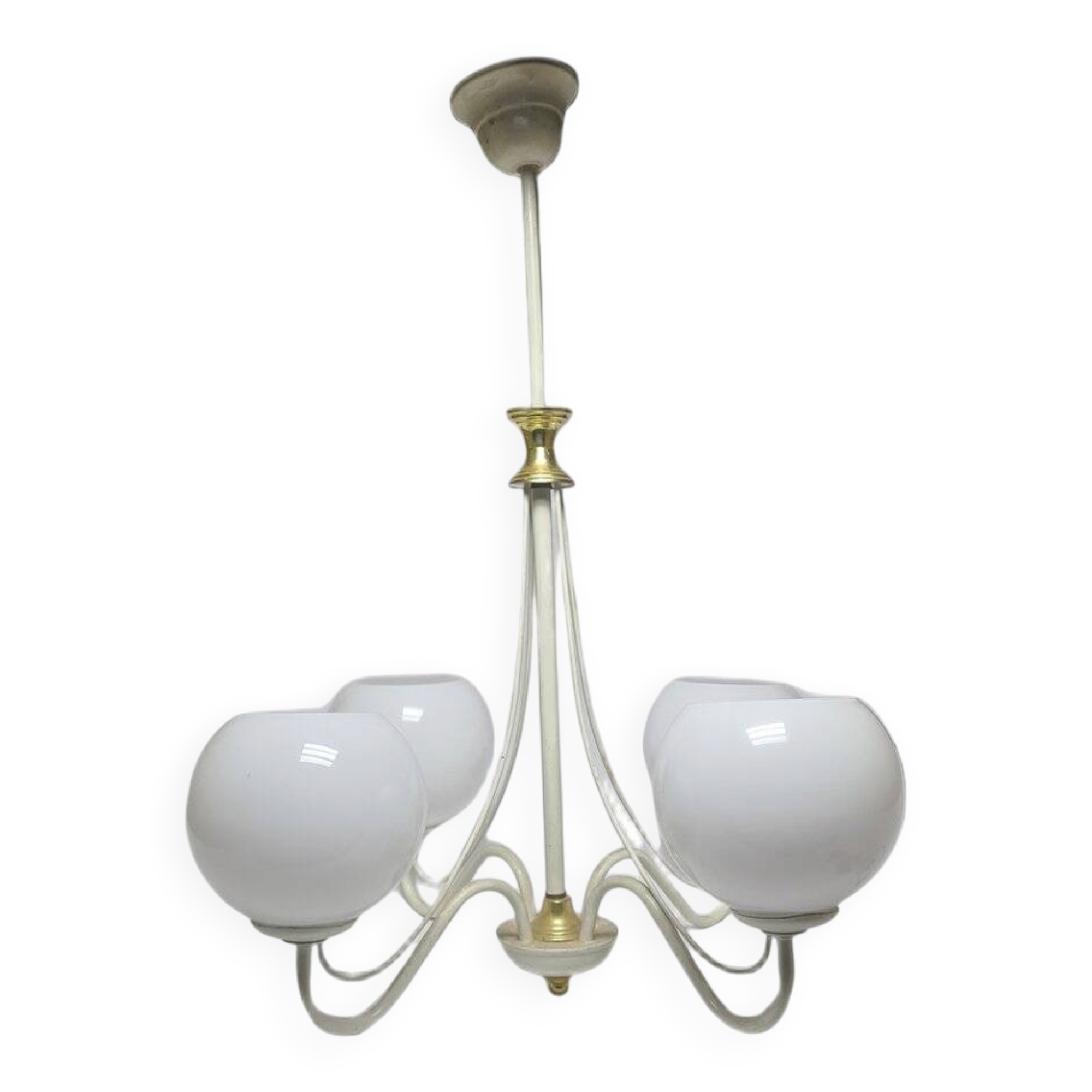 Art Nouveau chandelier, Poland, 1970s