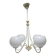 Art Nouveau chandelier, Poland, 1970s