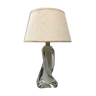 Moulded glass lamp