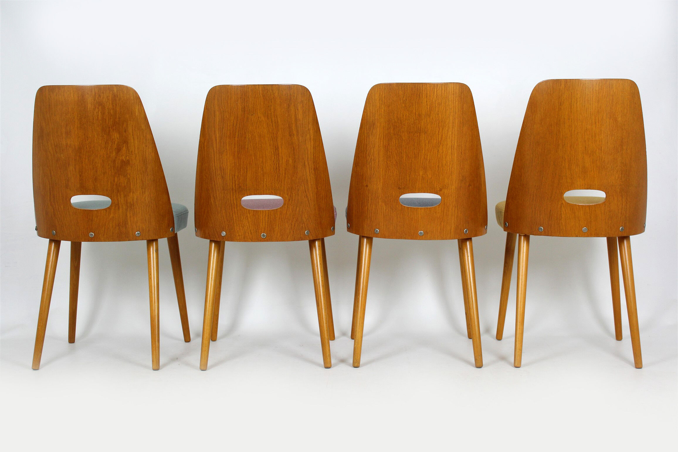 Mid-Century Chairs from ONV Pisek, 1963, Set of 4