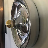 Round chrome wall lamp