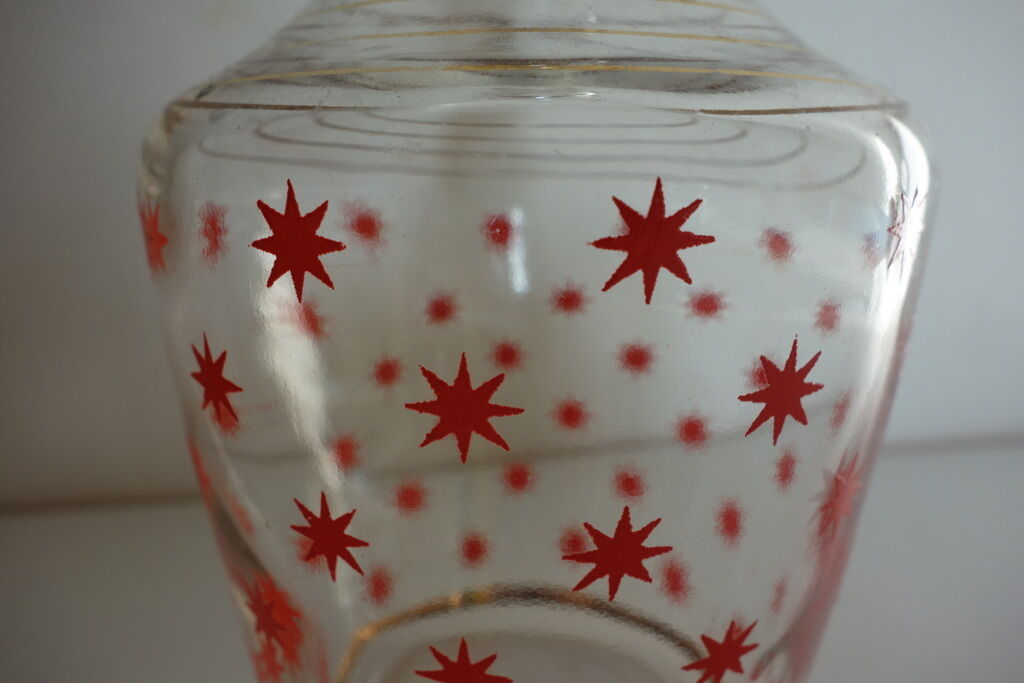 "Star" glass decanter