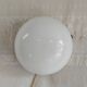 Plafonnier globe opaline 20 cm - années 60