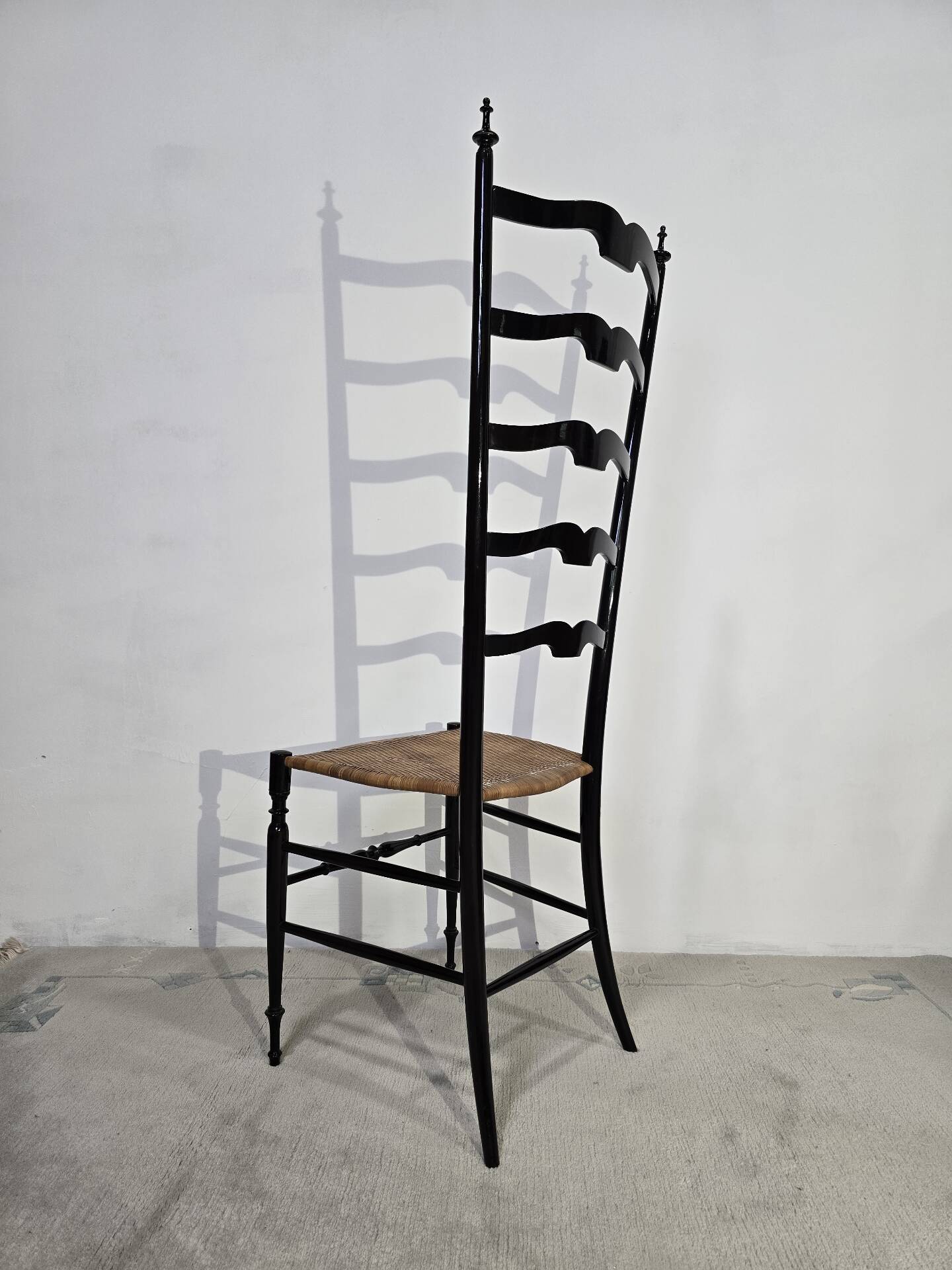 Paolo Buffa Ladder chair for Chiavari, Italy 1950s