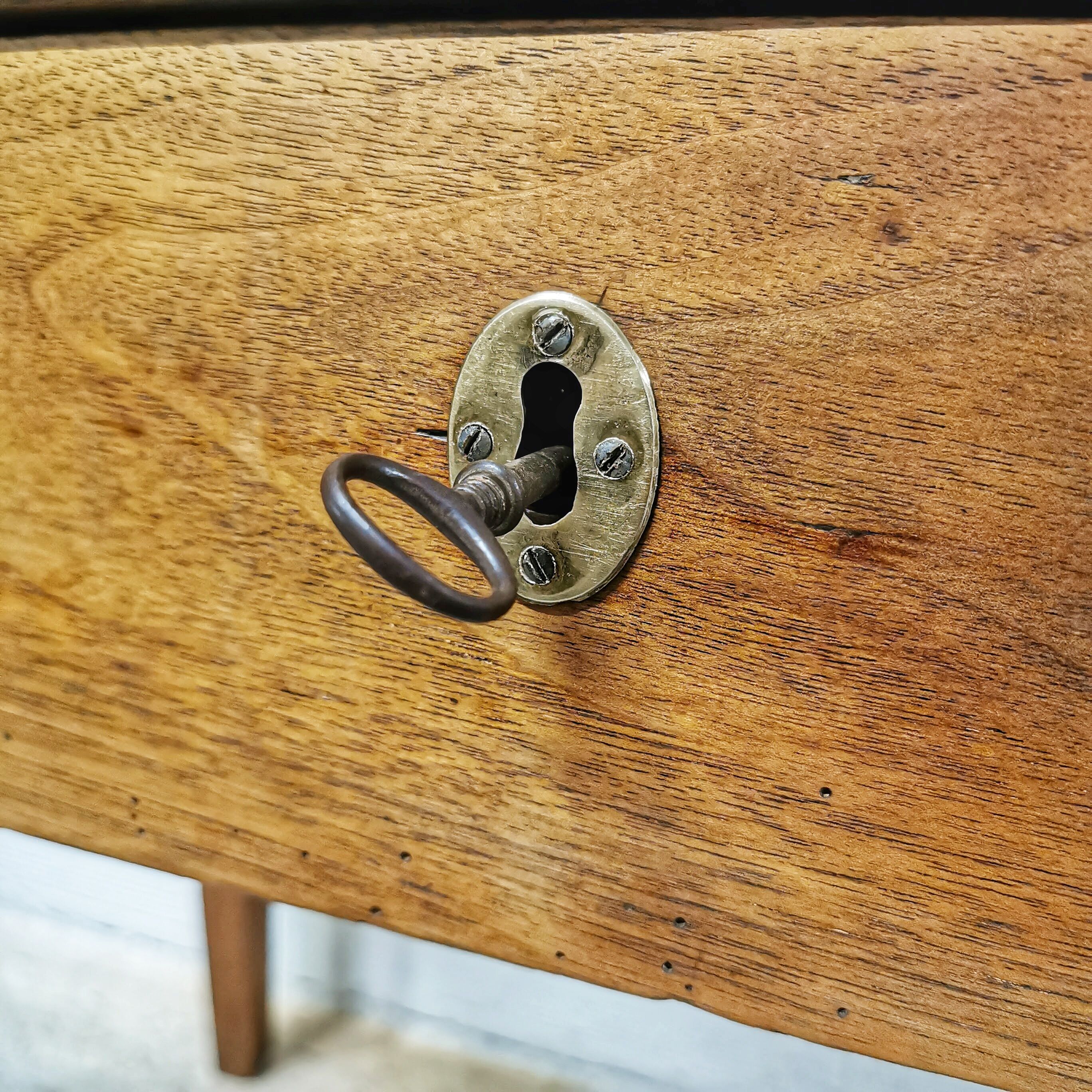 Small old writing table