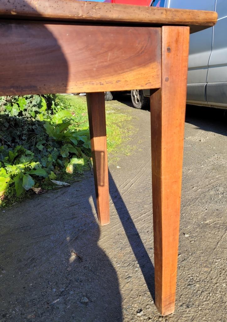 Walnut farm table - 6 feet - 10 places