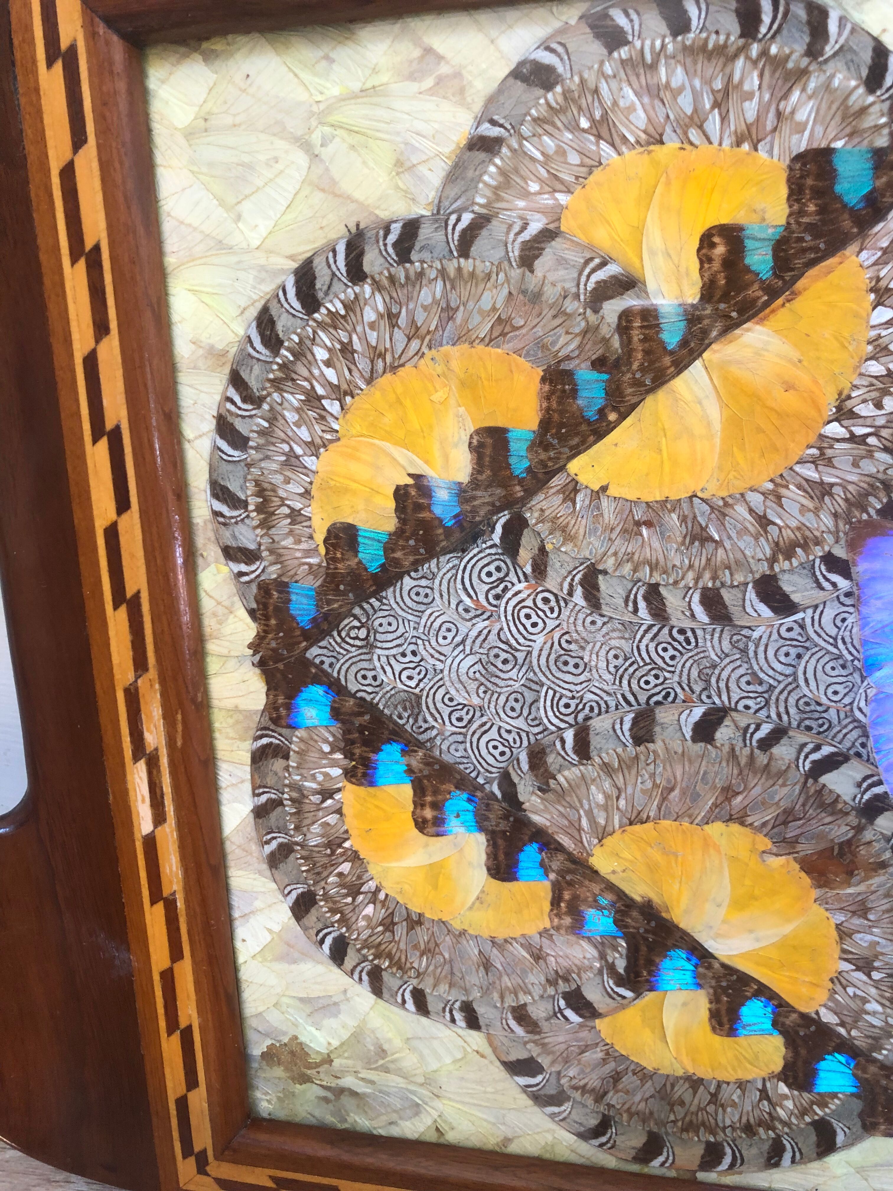 Art Deco butterfly tray