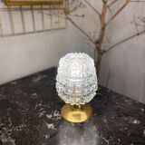 Glass "cone" globe lamp