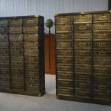 Pair of STRAFOR French cabinets with flaps, circa 1920s