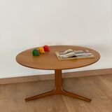 Scandinavian coffee table vintage round tripod