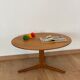 Scandinavian coffee table vintage round tripod