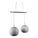Lampe suspendue, design danois, années 1960. Benny Frandsen