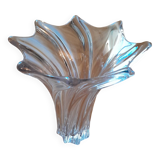 Large Vannes crystal vase - tulip shape