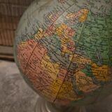 Old terrestrial globe